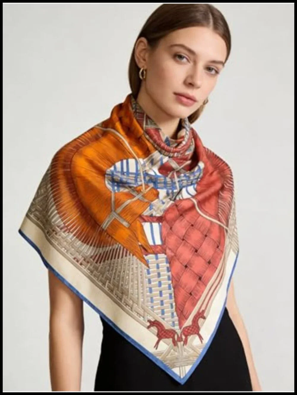 100% Mulberry Silk Scarf 35